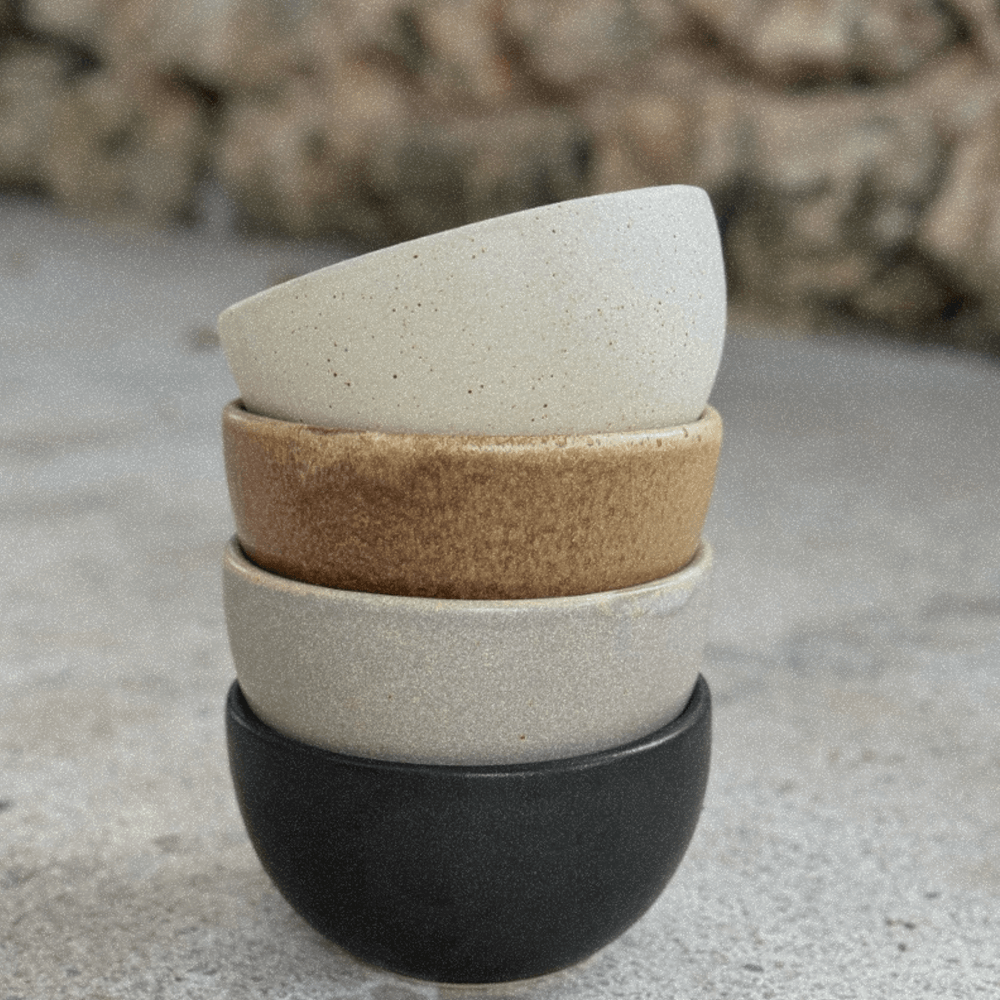 Set 12 Bowl Cereal Negro 14cm