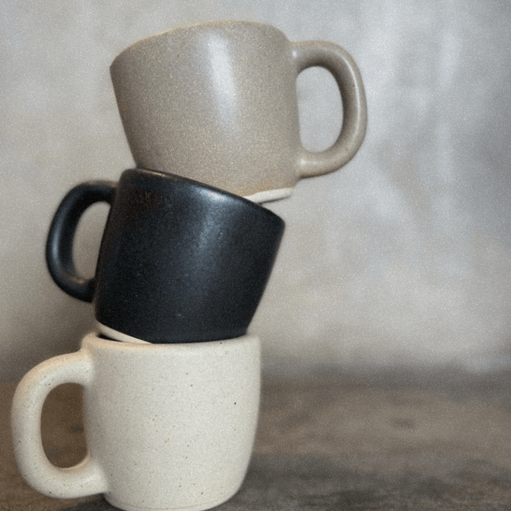 Set 12 Taza Pera Negra